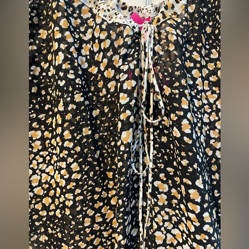 Victoria's Secret Sheer Leopard Print Swimwear Cover-up OS NEW - Picture 2 of 5